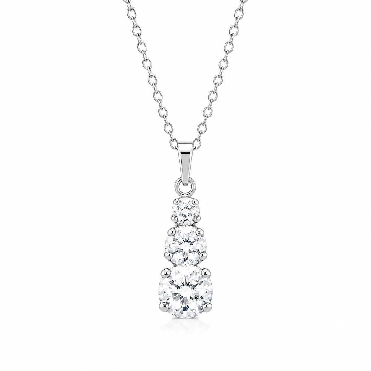 Κολιέ από κράμα μετάλλων με κρύσταλλα Swarovski (J1038)