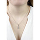 Κολιέ από κράμα μετάλλων με κρύσταλλα Swarovski (J1038) - charmy.gr