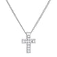 Σταυρός από ορείχαλκο 2cm με κρύσταλλα Swarovski (F1120) - charmy.gr