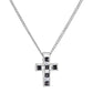 Σταυρός από ορείχαλκο 2cm με κρύσταλλα Swarovski (F1121) - charmy.gr