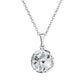 Χειροποίητο κολιέ με κρύσταλλα Swarovski σε διάφανο χρώμα (F1088) - charmy.gr