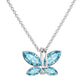 Χειροποίητο κολιέ πεταλούδα από κρύσταλλο swarovski (F1126) - charmy.gr