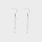 Ατσάλινα σκουλαρίκια με μαργαριτάρια του γλυκού νερού μάκρος 6εκ (E1361) - earrings - charmy.gr