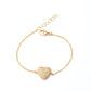Βραχιόλι ατσάλινο καρδιά με ζιργκόν (B1566) – bracelet – charmy.gr
