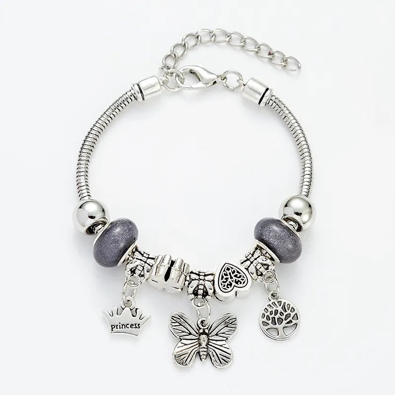 Βραχιόλι με πολλαπλά στοιχεία (B1281) - bracelet - charmy.gr