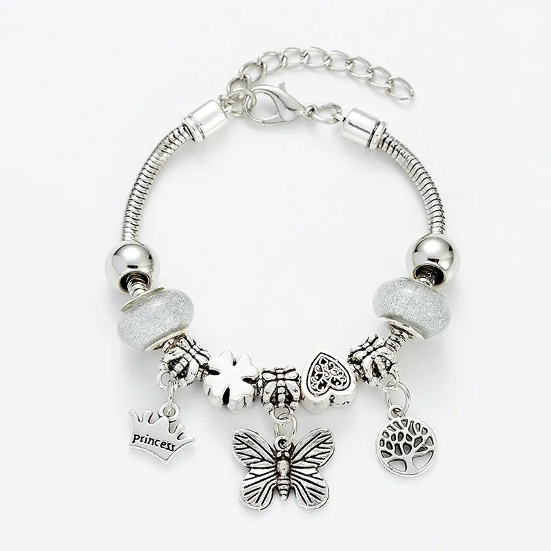 Βραχιόλι με πολλαπλά στοιχεία (B1282) - bracelet - charmy.gr