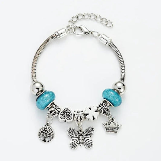 Βραχιόλι με πολλαπλά στοιχεία (B1284) - bracelet - charmy.gr