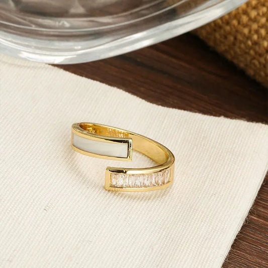 Δαχτυλίδι ρυθμιζόμενο με ζιργκόν (R1217) - ring - charmy.gr