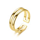 Γυναικείο δαχτυλίδι από ατσάλι ρυθμιζόμενο (R1104) - Rings - charmy.gr