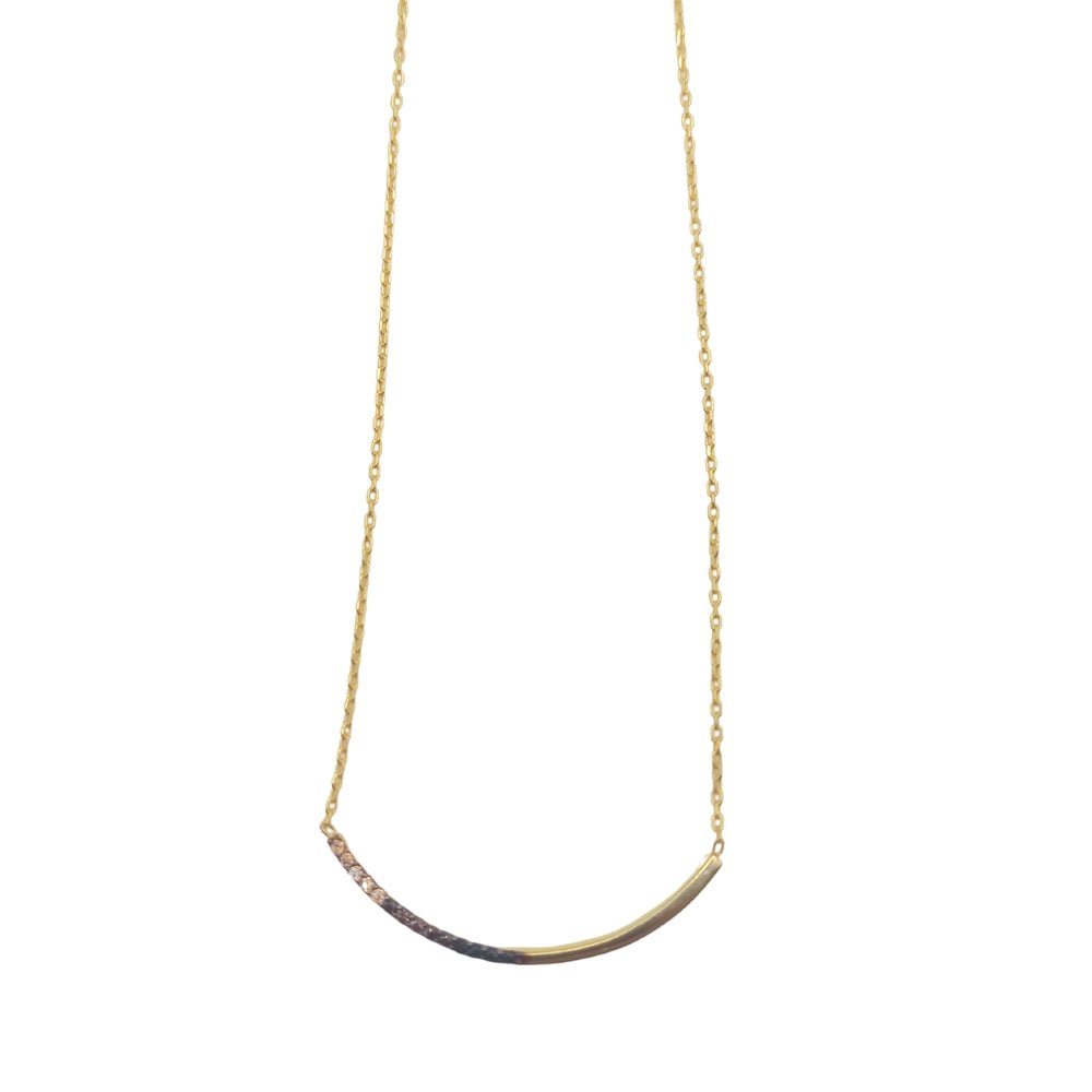 Γυναικείο κολιέ από ασήμι 925 με ζιργκόν (N1053) - Necklaces - charmy.gr