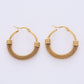 Γυναικείοι ατσάλινοι κρίκοι 3 εκατοστά – earrings – charmy.gr